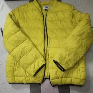 Old Navy Sunny Yellow Quilted Jacket